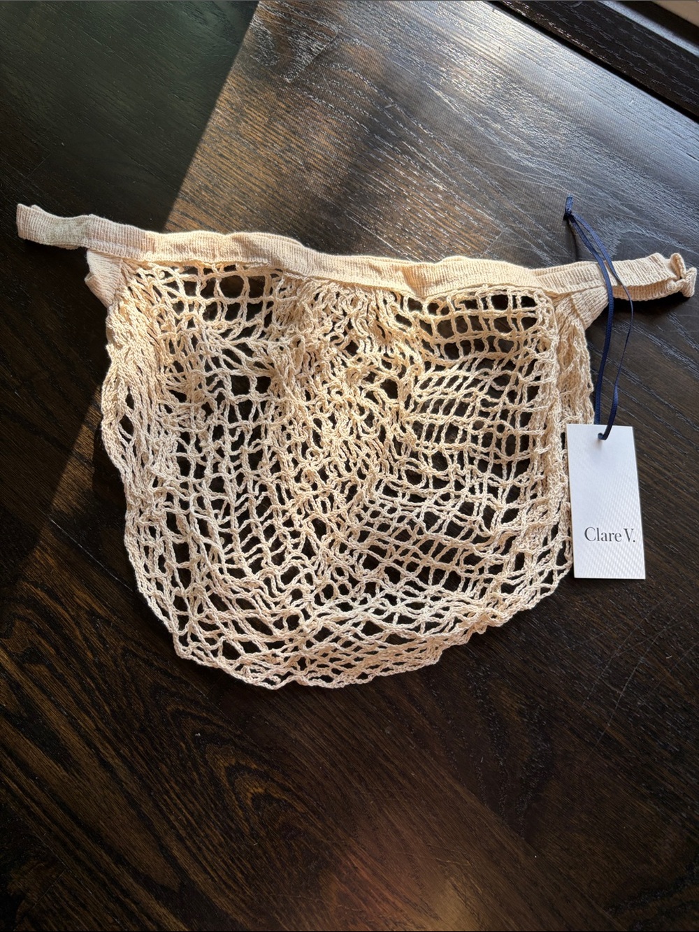 Brand New in Package Clare V. Sandy Tote French Market String Bag